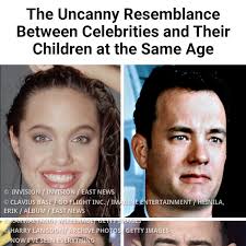 The world of celebrities often feels distant and untouchable, but there's  something universally relatable about the bond between parents and  children. Today, we explore the striking resemblances and differences  between famous parents