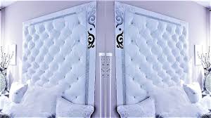 Make a diy tufted headboard. Make Your Own Showroom Wall With Crystal Tufted Headboard Diy Christmas Bedroom Prep Youtube