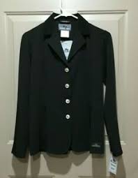 Details About Nwt Ladies Grand Prix Rylie Techlite Show Coat Size 10 Black