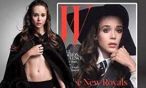 Try not to get wasted. Ellen Page Poses In Skimpy Underwear For W Magazine Shoot Daily Mail Online