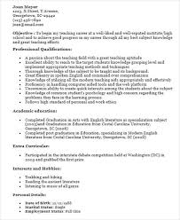 This is the layout that puts your professional experience at the . Free 42 Teacher Resume Templates In Pdf Ms Word