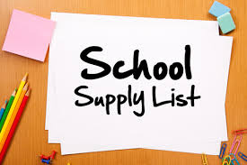 Curriculum & Instruction / Supply Lists 2020
