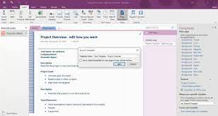Page Templates In Onenote 2016 One Note Microsoft Notes Info Computer Technology