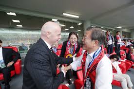 In 5 (83.33%) matches played at home was total goals (team and opponent) over 1.5 goals. President Moon Expresses Hopes For South And North Korea Hosting World Cup North Korea News The Hankyoreh