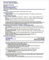 With easy to code tips to make your next job application a. Free 12 Sample Software Developer Resume Templates In Ms Word Pdf