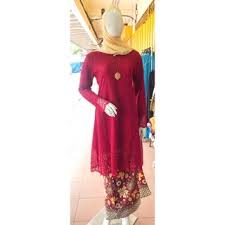 Maybe you would like to learn more about one of these? Kain Pasang Baju Kurung Blouse Corak Bunga Lace Batik