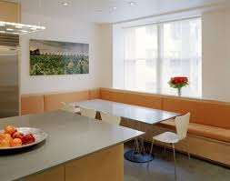 kitchen banquette with storage