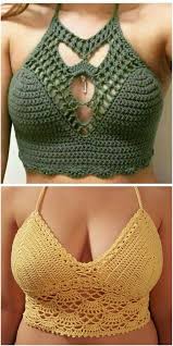 These crochet top patterns will work perfectly for spring and summer cold nights and windy days when you can't wear even warm or normal dresses of summer. 10 The Best Crochet Halter Tops