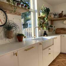 Changing your kitchen door and drawer handles can make such a difference and breathe new life into any kitchen. Modern Brass Gold Cupboard Door Knobs By Pushka Home Notonthehighstreet Com