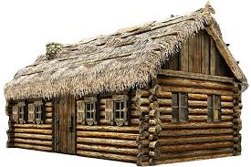 Wooden Thatch House T Shaped Thatched House Thatch T Shaped