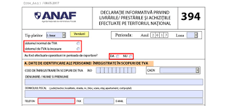 26.07.2018 · declaratia 100 a avut o mică modificare în urma schimbării contului unic din 20470101xx în contul 5503xxxxxx. DeclaraÈ›ia 394 Pentru Anul 2017 Versiune NouÄƒ 08 05 2017