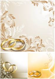 Type in the information, experiment with fresh fonts, combine the best colors. Wedding Cards With Wedding Rings Vector Free Download Wedding Invitation Background Invitation Background Wedding Cards