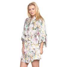 Magnolia Floral Kimono Robe Floral Kimono Robe Floral Kimono Bridesmaid Robes Floral