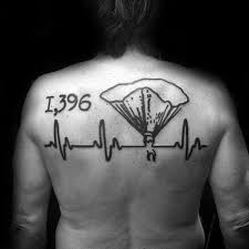 Collections, showcases and news on design of tattoos 30 Parachute Tattoo Designs For Men Sky Diving Ink Ideas