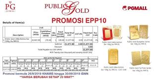 Ini juga menjawab, kenapa ada kedai yang jual emas pada harga rendah dan ada yang pada harga tinggi. Promo Epp10 100gram Gold Bullion Gold Bullion