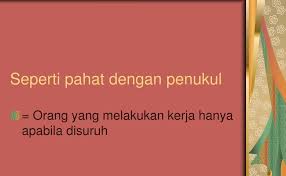 Mendapat galakan daripada pentadbiran kolonial kerana objektif supp: Seperti Pahat Dengan Penukul Rass Naa