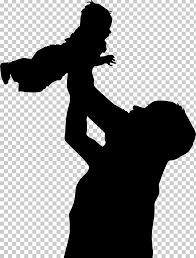 White typographic happy father's day phrase over it. Father Son Infant Png Clipart Arm Art Child Black And White Child Clip Art Free Png