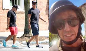 Chris Cuomo spotted in the Hamptons a day after he appeared to be reporting  live from Ukraine