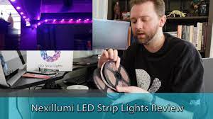 Add Flair To Your Room Nexillumi Led Strip Lights Review Youtube