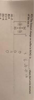 Introducing a bold, new digital ecosystem and an open, global community of innovative problem solvers. Solved 45 The Formal Charge On Sulfur In S042 Is Of The Chegg Com
