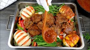 طبخ لحم خروف بالفرن طريقة احترافيه لتقديم أزكى اكله متكاملة Amazing Lamb Roast Recipe Youtube