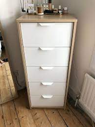 White driftwood finish highlights the shutter style panels that are the hallmark of the product. Ikea Askvoll Chest Of Five Drawers Nw19ub Sold In Islington London Gumtree Room Design Bedroom Askvoll Home Goods Decor