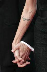angelina jolie tattoos photos and explanation angelina jolie tattoo hand palm tattoos angelina jolie