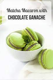 healthy matcha macaron with chocolate ganache recipe recette de recettes the vert coloriage lego dc