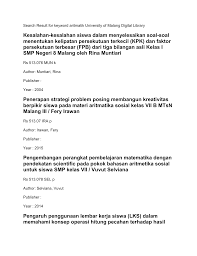 Bahkan, sebagian besar negara memiliki standardisasi akademis yang mengharuskan setiap anak kelas 1 sd memahami konsep. Peningkatan Pemahaman Siswa Tentang Konsep Penjumlahan Dan