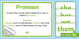 The differences between them can be seen in their usage. Pronouns Display Cards Pronouns Teaching Resource