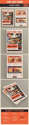 Pop Art Food Flyer Menu Menu Design Pop Art Food Menu Design Inspiration