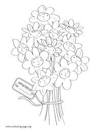 Mother S Day Smiling Flowers For Mother S Day Coloring Page Mothers Day Coloring Pages Mothers Day Coloring Cards Mothers Day Crafts