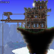 Go to the dungeon and mine up the books on the surface *note that going further down will end you* if you are lucky,there will be a water bolt. Terraria Builds On Instagram Floating Island I Tried My Best Terraria Terrariabuild Ter Terraria Builds Terraria Ideas Terraria House