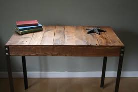 Rustic Reclaimed Wood Desk Table With Angle Iron Legs Made To Order Custom Order Reclaimed Wood Desk Wooden Desk Table Rustic Reclaimed Wood