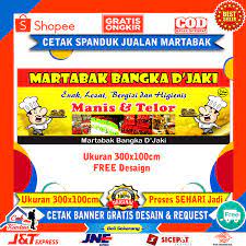Maybe you would like to learn more about one of these? Cetak Banner Spanduk Backdrop Custom Murah Free Design Baliho Usaha Jualan Martabak Mini Shopee Indonesia