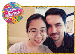 Happy Anniversary Teacher Daniel Ch'ng and Pearl Ng! Wishing that you two  will grow even closer together with each passing day. May the Lord continue  to pour out His love and blessings