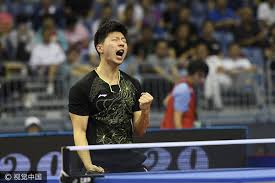 Reigning olympic champion ma long and world no 1 fan zhendong were on sunday named in china's table tennis squad for the tokyo but the man who beat them both is ranked too low to be considered. Ma Long Beats Fan Zhendong To Win Men S Singles At Chinese National Games 4 Chinadaily Com Cn