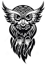 Black And White Owl Chest Tattoo Pin By Alma Redzic On Black And White Owl Vector Owl Tattoo Design White Owl Tattoo