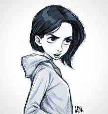 Short Hair Girl Illustration Draw 38 Ideas For 2020 Short Hair Drawing How To Draw Hair Drawings