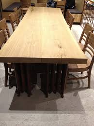 I Like This Long Wooden Table And Especially The Old School Radiator Supports Coffee House Interiors Diy Dining Table Reclaimed Wood Furniture
