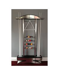 It is a compact storage solution and is great for game rooms with limited space. Deluxe Waterfall Cue Rack Snooker Pool Table Company Ltd