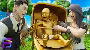 Midas has agent peeley and drift has maya so they both come to an arrangement with eachother. Midas Has A Golden Baby Fortnite Film Youtube