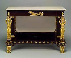 Charles Honore Lannuier Pier Table American Antiquariato Impero Archeologia