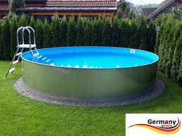 Pool Mit Edelstahlwand 4 0 X 1 25 Edelstahlpool Shop Swimmingpool De