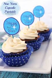 New Years Printable Cupcake Toppers Cupcake Toppers Printable New Year S Cupcakes Kids New Years Eve