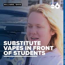 A substitute teacher at Norwich Elementary School has been banned from  returning to any Hilliard City Schools after admitting to vaping in a  fourth-grade classroom while students were present, ...