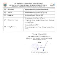 Ada perusahaan yang sedang membuka kesempatan lowongan kerja alat berat, operator produksi, mekanik alat berat, mekanik dan banyak lagi melalui lamar lowongan ini dengan mudah. Contoh Kontrak Kerja Operator Alat Berat