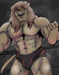 Lion Ready To Rumble by lalla -- Fur Affinity [dot] net