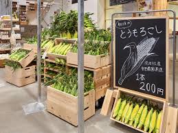 muji yurkucho renovation open muji 良品計画 お店のディスプレイ 八百屋