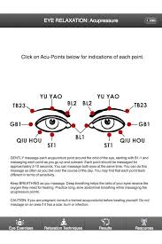 tibetan eye chart acupressure massage acupuncture